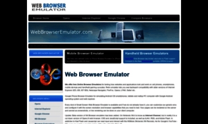 Webbrowseremulator.com thumbnail