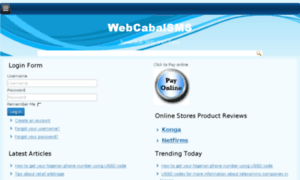 Webcabalsms.com thumbnail