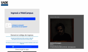 Webcampus.uade.edu.ar thumbnail