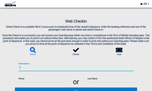 Webcheckin.seajets.com thumbnail