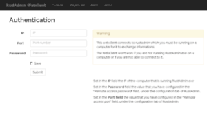 Webclient.rustadmin.com thumbnail