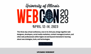 Webcon.illinois.edu thumbnail