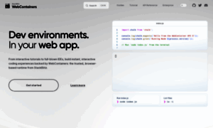 Webcontainers.io thumbnail