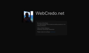 Webcredo.net thumbnail