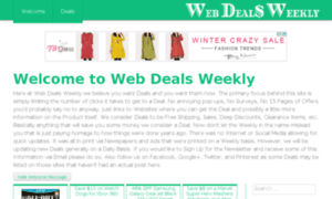 Webdealsweekly.com thumbnail