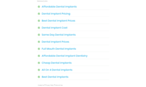 Webdentalimplants.info thumbnail