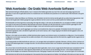 Webdesign-averbode.be thumbnail