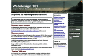 Webdesign101.dk thumbnail