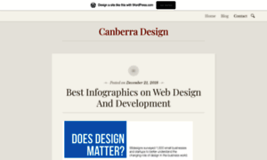 Webdesign4canberra.wordpress.com thumbnail