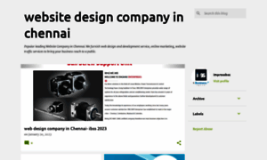 Webdesigncompanyinchennaiibss.blogspot.com thumbnail