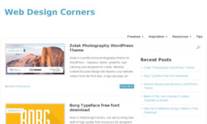 Webdesigncorners.com thumbnail