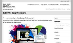 Webdesignprofessional.ie thumbnail