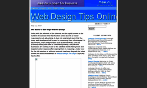 Webdesigntipsonline.mee.nu thumbnail