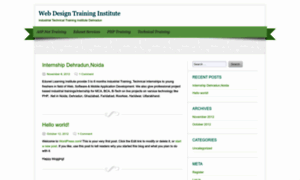 Webdesigntraininginstitute.wordpress.com thumbnail