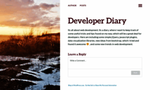 Webdeveloperdiary.wordpress.com thumbnail