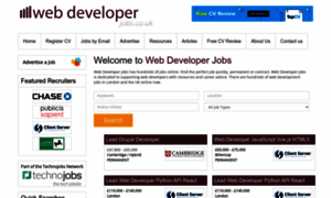 Webdeveloperjobs.co.uk thumbnail