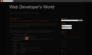 Webdevelopersworld.blogspot.be thumbnail