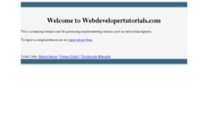 Webdevelopertutorials.com thumbnail