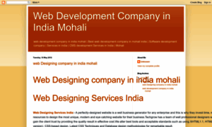 Webdevelopmentcompanyindiamohali.blogspot.in thumbnail