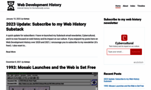Webdevelopmenthistory.com thumbnail