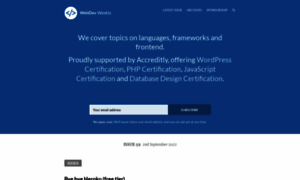 Webdevweekly.com thumbnail