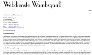 Webdienste-wambsganss.de thumbnail