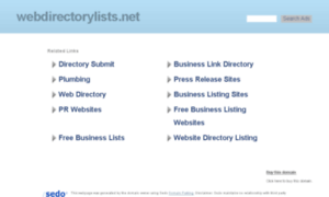 Webdirectorylists.net thumbnail