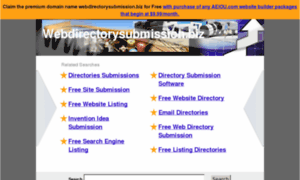 Webdirectorysubmission.biz thumbnail
