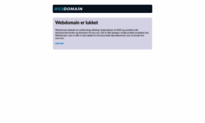 Webdomain.dk thumbnail