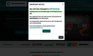 Webemailextractor.com thumbnail