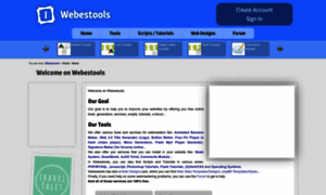 Webestools.com thumbnail