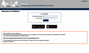 Webfauna.cscf.ch thumbnail