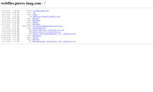 Webfiles.pierre-lang.com thumbnail