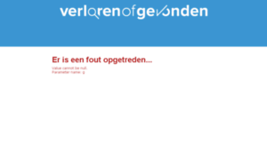 Webform-verlorenofgevonden.perfectview.nl thumbnail