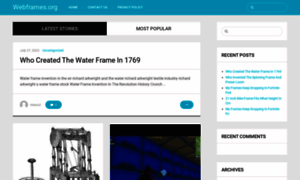 Webframes.org thumbnail
