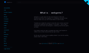 Webgems.io thumbnail