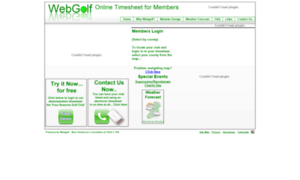 Webgolftimesheet.com thumbnail