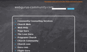 Webgurus-community.com thumbnail
