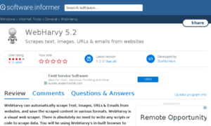 Webharvy.software.informer.com thumbnail