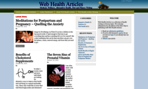 Webhealtharticles.com thumbnail