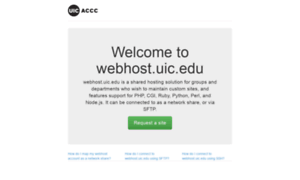 Webhost.uic.edu thumbnail