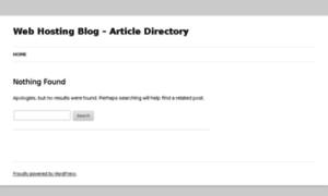 Webhosting-blog.info thumbnail