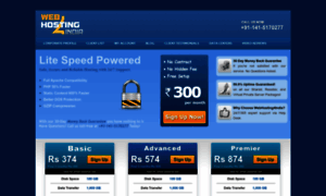 Webhosting4india.com thumbnail