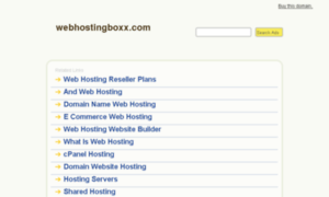 Webhostingboxx.com thumbnail