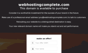 Webhostingcomplete.com thumbnail