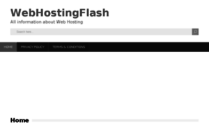 Webhostingflash.com thumbnail