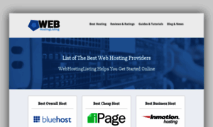 Webhostinglisting.com thumbnail