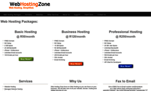 Webhostingzone.co.za thumbnail