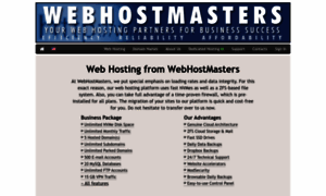 Webhostmasters.net thumbnail