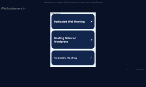 Webhostservers.in thumbnail